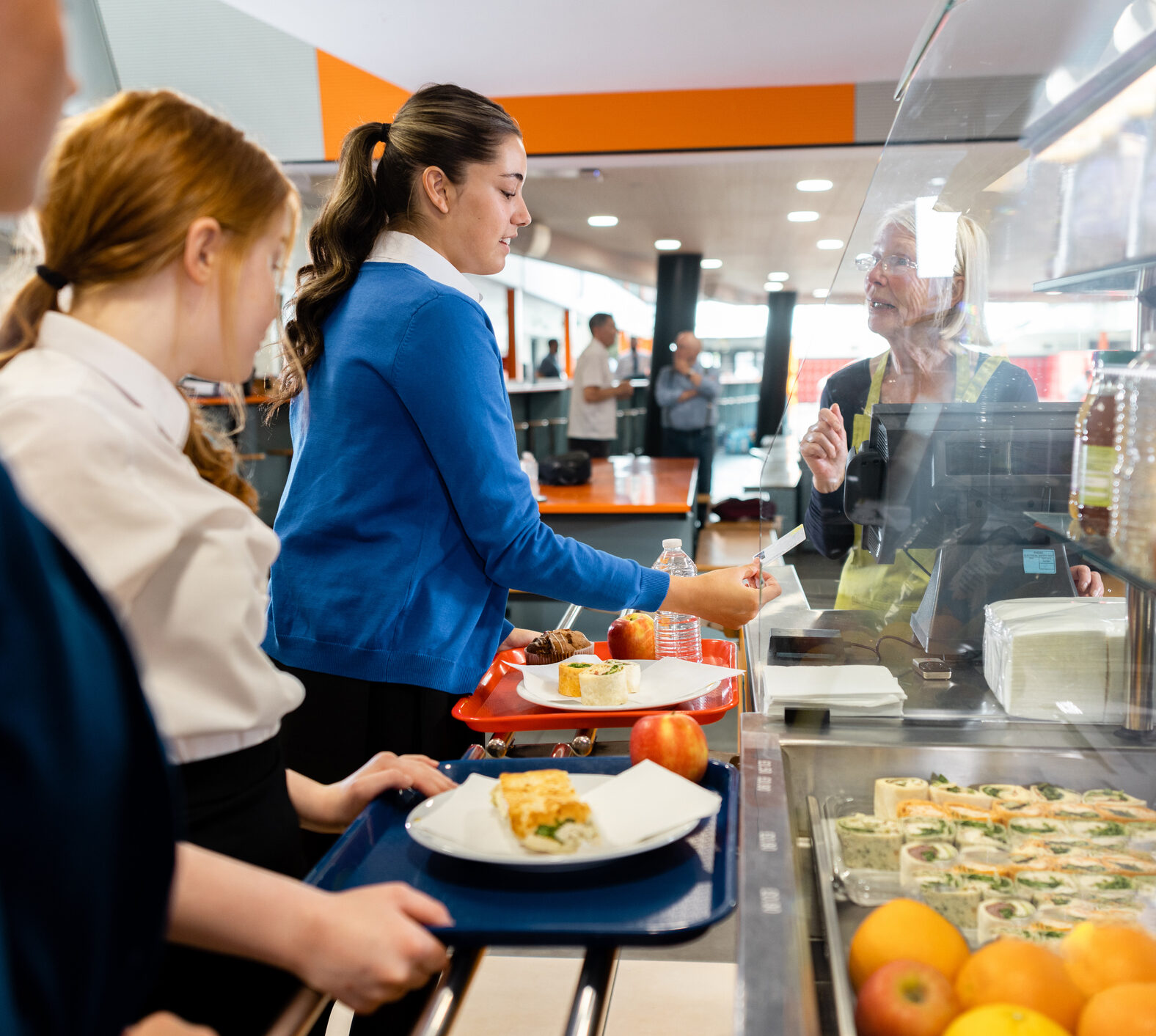 Paying For Lunchtime Snacks